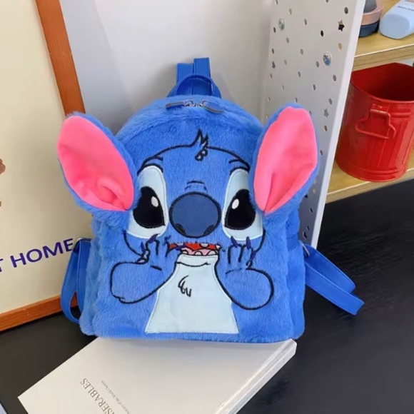 New Disney Stitch Plush Backpack - Picture 1 of 3